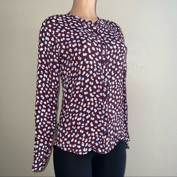 Modstrom NEW Womens 100% Viscose Button up Blouse size XS lightweight business - Picture 1 of 7